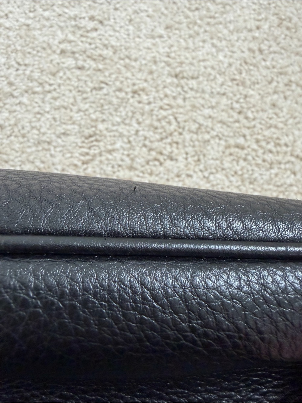 Michael Kors Black Pebbled Leather Backpack Gold Hardware Medium - Picture 16 of 16